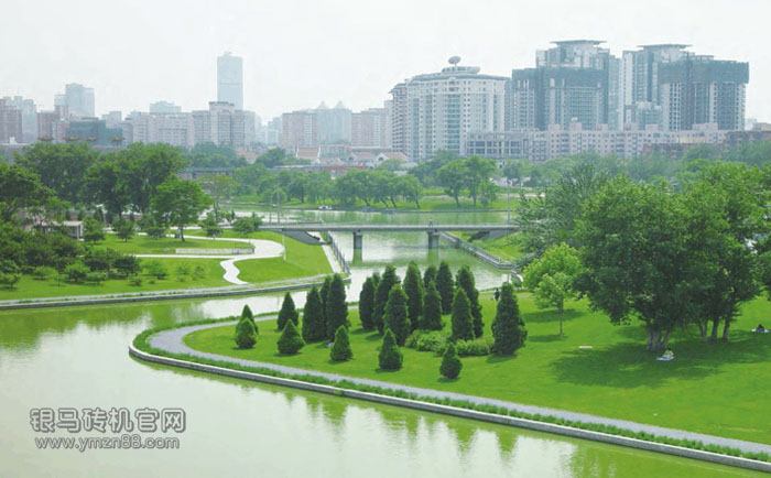 渗水砖制砖机设备-海绵城市